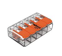 WAGO 221-615 LEVER-NUTS® - 5-Conductor Compact Splicing Connectors for 10 AWG (Box of 25)