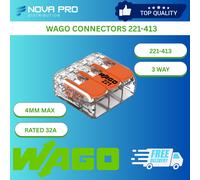 WAGO 221 Series Reusable Electrical Wire Cable Connectors Compact UK
