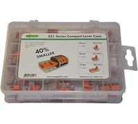 WAGO 221 Series Terminal Selection Box Compact Lever Case 60281155, Mini Connector Cable Mount, 450 V