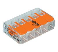 WAGO 221 Wire Connector Reusable Compact Quick Electrical Cable Terminal Block
