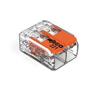 Wago 221-412 4mm² 2-Way Compact Splicing Connector - Transparent