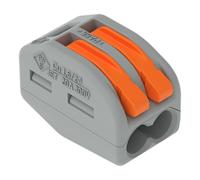 25x Wago 222-412 Classic Connection Clamp with Actuator Lever 2-Way Lever Clamp Socket Clamp