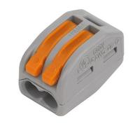 25x Wago 222-412 Classic Connection Clamp with Actuator Lever 2-Way Lever Clamp Socket Clamp