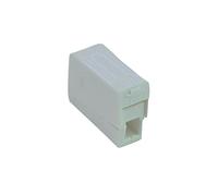 WAGO 2-conductor lighting connector, push-button on lighting side, Lighting side, for all conductor types, Installation side, for solid conductors, 224 Series, max. 2.5 mm²