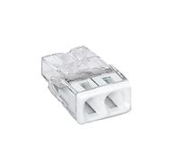 Wago 2273-202 Compact 2-Conductor Push Wire Connectors - Pack of 20
