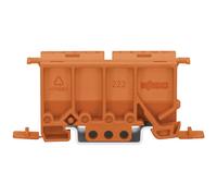 WAGO 2273-500 Series 2273 Mounting Adapter Orange 1 piece for Quic...