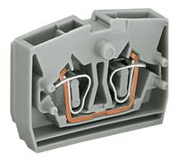 WAGO 264-326 2-Cndtr. Fixing Flange Centre Terminal Block Orange