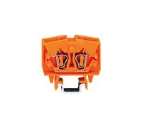 WAGO 264-726 4 Conductor Through Mini Terminal Block Orange