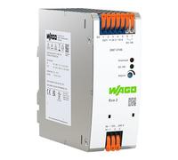 WAGO ECO2 Compact Power Supply, 1-Phase, 24VDC, DIN-rail Power Supply 10A (Pack of 1)