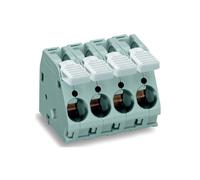 WAGO 2716-102 2 Pole 10mm 76A 30° Lever PCB Terminal Block Grey