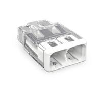 Wago 2773-402 Compact Push Connector- 2 Way Terminal Block White(120Pc)