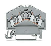WAGO 280-826 5mm 4-conductor Terminal Block Grey