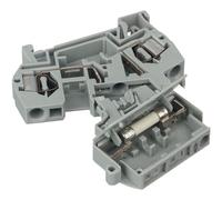 WAGO 281-611 8mm Fuse 5x20mm DIN Rail Terminal Block Grey