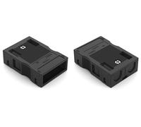 Wago 3-Pole Strain Relief Housing For Dual Cables Black - 770-503/023-000 [50 Pieces]