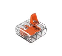 WAGO 50x 221-413 ELECTRICAL WIRE BLOCK CONNECTOR STRIP 12V 220-240V CABLE TERMINAL