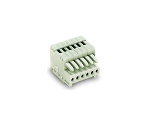 WAGO 733-105 PCB Spring Connector 2.5mm 4A 5 Pole Female