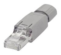 WAGO 750-975 RJ45-Plug Connector CAT5e IP20 Tool-Free Straight Grey