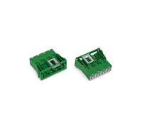 WAGO 770-2324 4 Pole 10mm Socket without Strain Relief Snap In Green