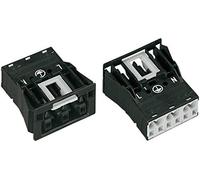 WAGO 770-703 Rectangular Power Connector, Panel Mount, WINSTA MIDI 770 Series, Clamp, Receptacle, 3 Contacts (1 piece)