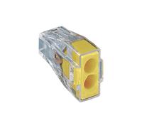WAGO 773-102 2 Conductor PUSH WIRE® Splicing Connector 24A Yellow