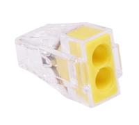 Wago 773-102 Yellow 2-Way Push Connectors 2.5mm² 24A 400V Pack of 5