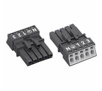 WAGO 890-205 Winsta Mini Socket 5 Pole Black