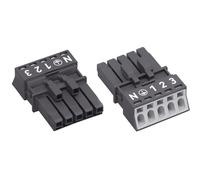 WAGO 890-205 Winsta Mini Socket without Strain Relief Housing 5 Po...