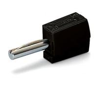 WAGO Banana plug; for socket 4 mm Ø; 2,50 mm²; black, 215-311 (50 pcs)