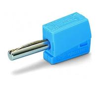 WAGO Banana plug; for socket 4 mm Ø; 2,50 mm²; blue, 215-711 (50 pcs)