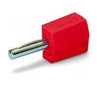 WAGO Banana plug; for socket 4 mm Ø; 2,50 mm²; red, 215-212 (50 pcs)