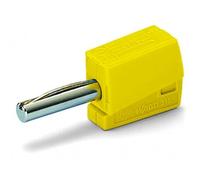 WAGO Banana plug; for socket 4 mm Ø; 2,50 mm²; yellow, 215-511 (50 pcs)