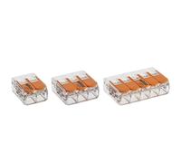 Wago - Blister pack of 40 automatic connection terminals 2.3 and 5 S221 inputs (20-2 way terminal; 15-3 way terminal; 5-5 way terminal)