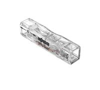WAGO PUSH WIRE® Inline Splicing Connector for solid and stranded conductors max. 4 mm² transparent (Pack of 100)