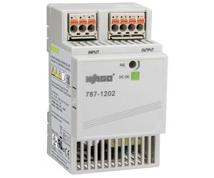 WAGO Compact Power Supply 787-1202, 1-Phase, Clocked Power Supply, DIN-rail Power Supply (DIN-rail), 24 VDC, 1.3 A, DC OK LED