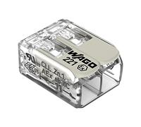 100pcs WAGO 2 Pole Terminal/Connectors with Lever Lock 4mm 440V 32A 221-482