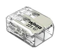 Wago 6mm² EX Compact Connector 2-Conductors with Operating Levers - 221-682
