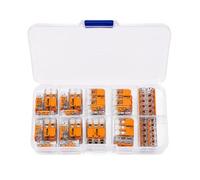 Wago Connectors Series 221, 32 pieces set Mini Box Connector Cable Mount 221-412 221-413 221-415