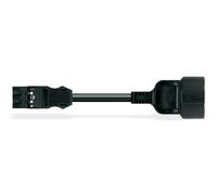 Wago ECA Adapter Cable With Schuko Connector 2M Black - 771-9993/406-201