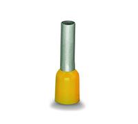 WAGO Ferrule; Sleeve for 6 mm² / AWG 10; insulated; electro-tin plated; electrolytic copper; gastight crimped; acc. to DIN 46228, Part 4/09.90; yellow, 216-288 (100 pcs)