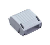 Wago Gelbox, Moisture Protection for Connecting Terminals, Compatible with the 221 and 2273 Series, Without Splicing Connectors, 207-1331, Size 1, Gray, 4-Piece