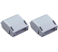 Wago Gelbox, Moisture Protection for Connecting Terminals, Compatible with the 221 and 2273 Series, Without Splicing Connectors, 207-1331, Size 1, Gray, 4-Piece (Pack of 2)
