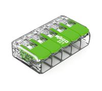 WAGO Green Range Terminal Block 5-Wire, to 4 mm²,