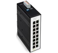 WAGO Industrial Switch 852-1106, with 16 10/100/1000 Mbit/s ETHERNET Ports Autonegotiation and Front-Panel Diagnostic LEDs, Supports up to 8000 Absolute MAC Addresses