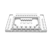 WAGO Junction box; Wiring center; for multicore cables; 221 Series; max. 4 mm² connectors; without splicing connectors; white, 207-4301 (1 pcs)