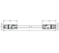 Wago Patch Cord Adjustable Building Installation - 774-9973/006-505