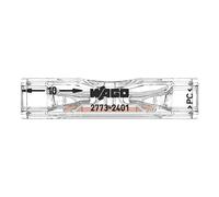 WAGO PUSH WIRE® Inline Splicing Connector for solid and stranded conductors max. 4 mm² transparent (Pack of 100)