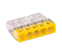 Wago Compact Push Wire Connector 5-Conductor Terminal Block Housing - 2273-205