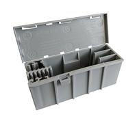 WAGO WAGOBOX Junction Box, Suitable for WAGO 221-4xx, 2773 Series, for Multicore Cables, max 4 mm² Connectors, up to 32 Amp, 400 Volt, 207-3301, Grey, Pack of 1