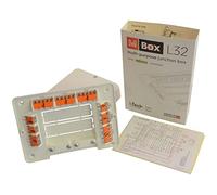 WAGO WAGOBOX L32 Wiring Centre Junction Box for 221 Series, Multicore Cables, 4 mm2, 25 Amp, 207-3309, White, Pack of 1