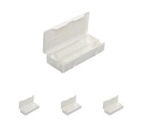 WAGO WAGOBOX® Pro 4, Maintenance free Junction Box, Enclosure Suitable for all WAGO 4mm² 221 Lever Connectors and all 2773 Push-wire Single Row Connectors, White, Pack of 4.